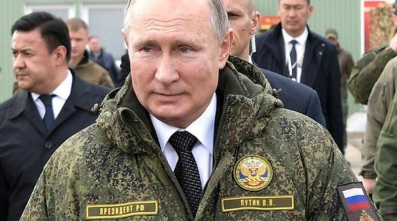 Vladminir Poutine dans le Donbass