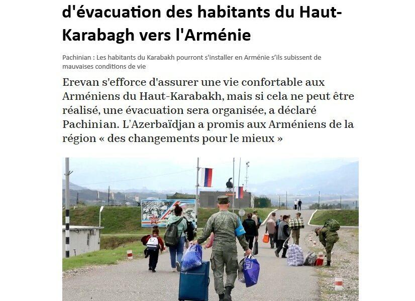 karabakh evacuation