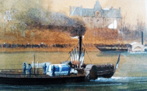 14 décembre 1840, les cendres de Napoléon remontent la Seine à bord du petit vapeur numéro 3 de la compagnie des « Dorades ».