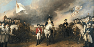 19 octobre 1781, la reddition de Lord Cornwallis à Yorktown, par John Trumbull