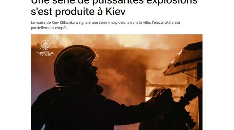 explosions kiev