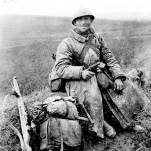 Soldat français pendant la première guerre mondiale