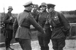 17 septembre 1939 : officiers allemands et soviétiques fraternisent en Pologne