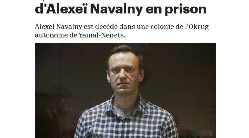 navalny mort