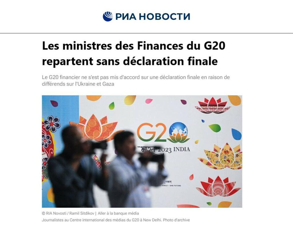 finances g20