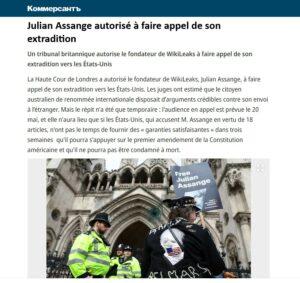 assange appel