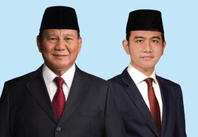 Le futur président de la République d’Indonésie, Prabowo Subianto et son vice-président, Gibran Rakabumi