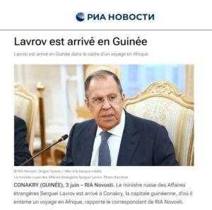 lavrov guinee