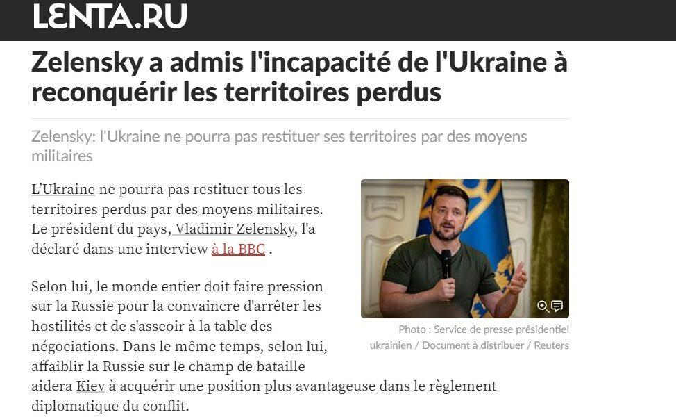 zelensky territoires