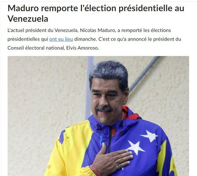 maduro presidentielle