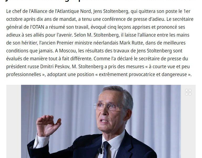 stoltenberg adieu