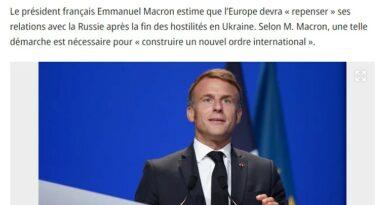 macron russie