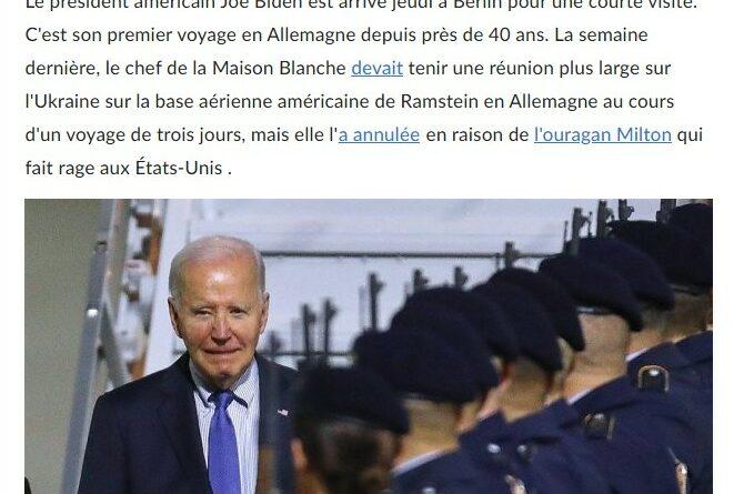 biden allemagne