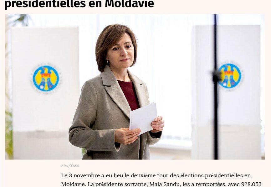 sandu presidentielle