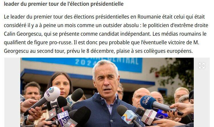 presidentielle roumanie