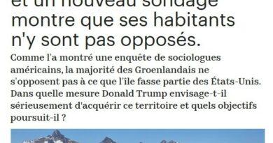 sondage groenland