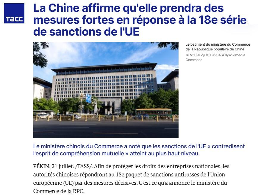chine sanctions