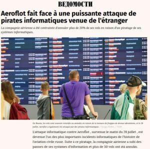 aeroflot piratage