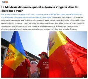 ingerence moldavie