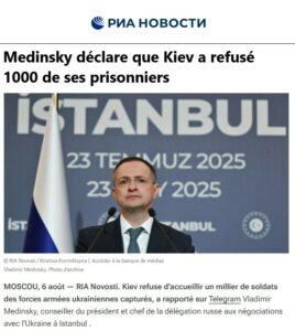 medinsky prisonniers