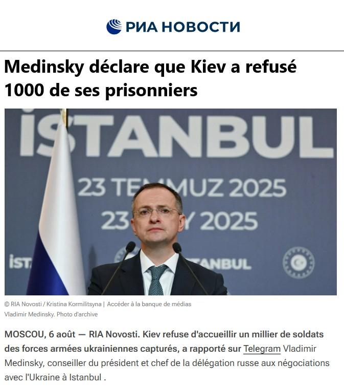medinsky prisonniers