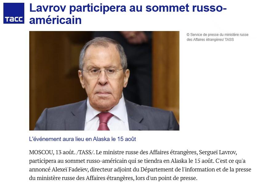 lavrov sommet