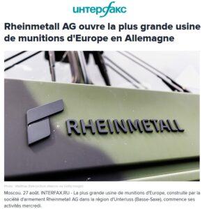 ouverture rheinmetall