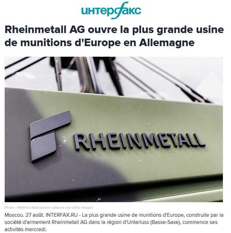 ouverture rheinmetall