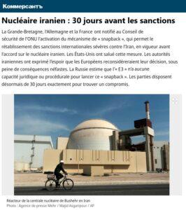 nucleaire iranien