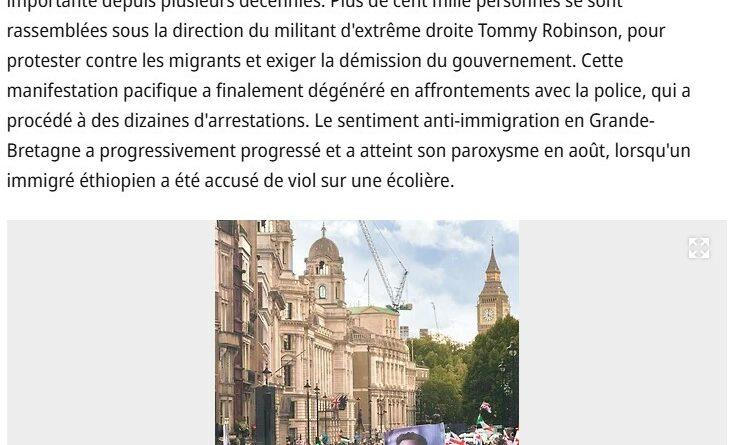 manifestation londres