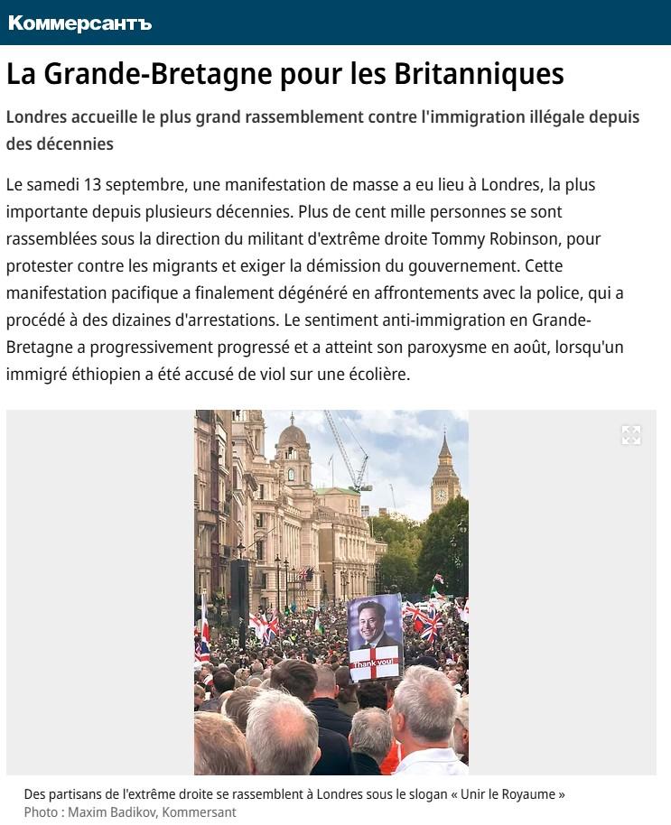 manifestation londres