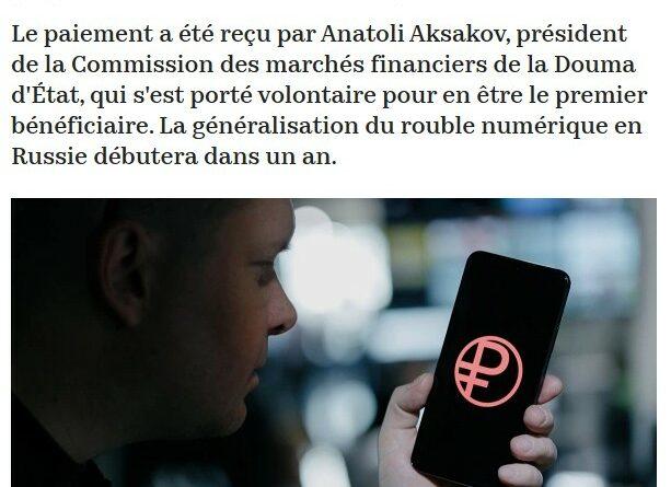 rouble numerique