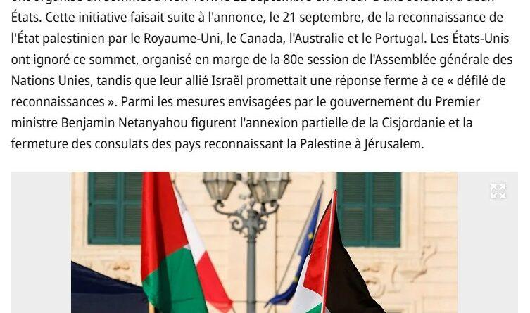 reconnaissance palestine