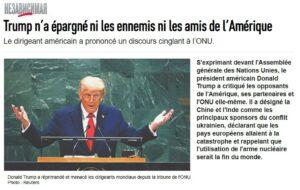 discours trump