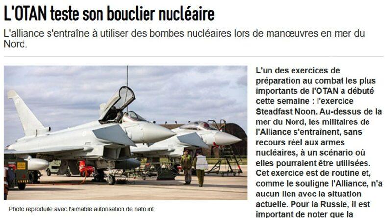 otan nucléaire