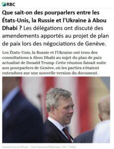 pourparlers aboudhabi