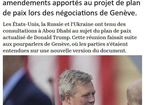 pourparlers aboudhabi