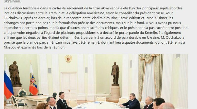 poutine negociations