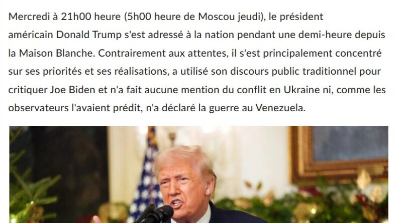 trump discours