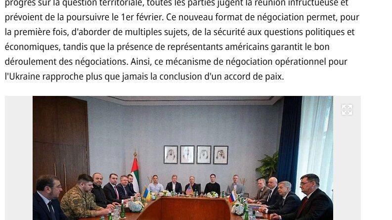 negociations trilaterales