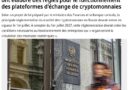 regulation cryptomonnaies