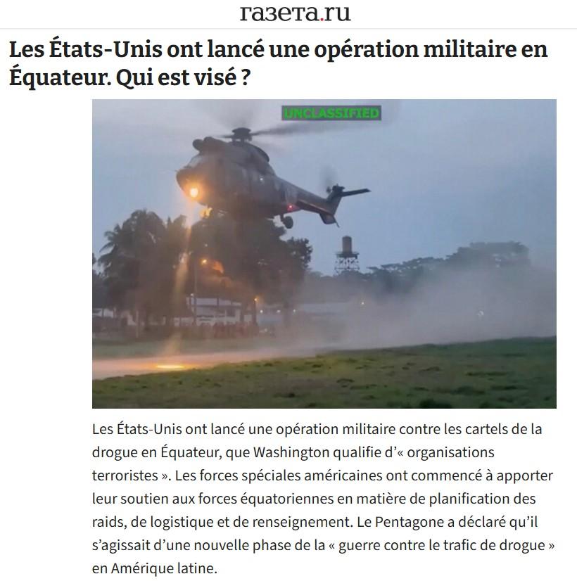 operation equateur