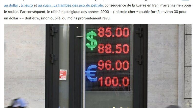 petrole rouble