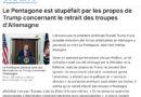 retrait troupes