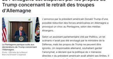 retrait troupes
