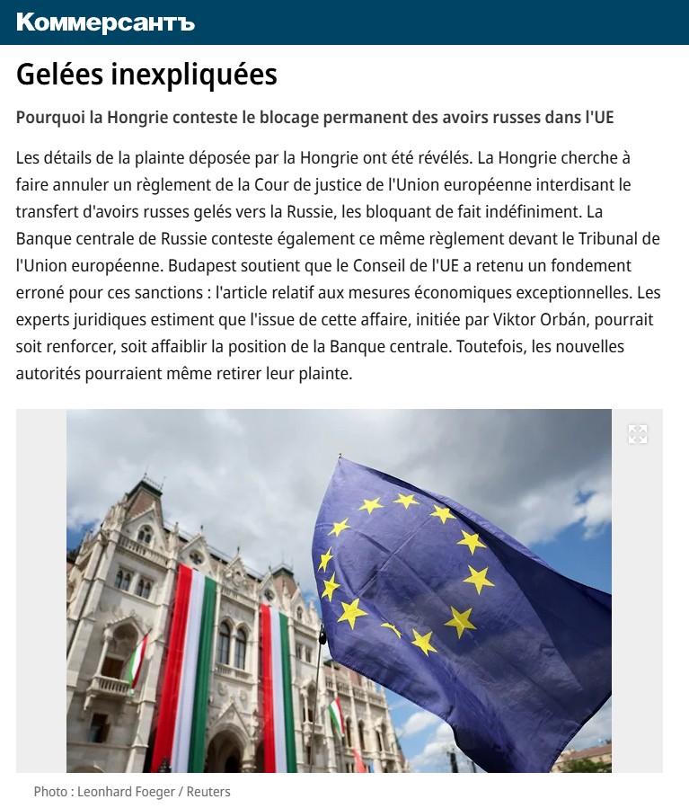 hongrie avoirs
