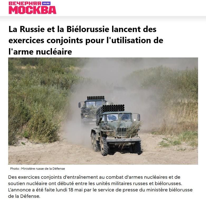 exercices nuclaires