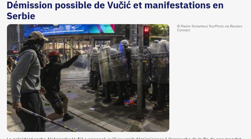 vucic manifestations