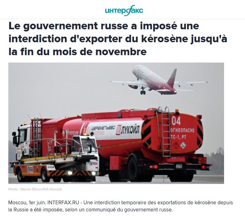 export kerosene