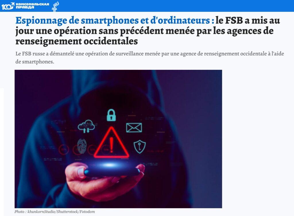 espionnage smartphones